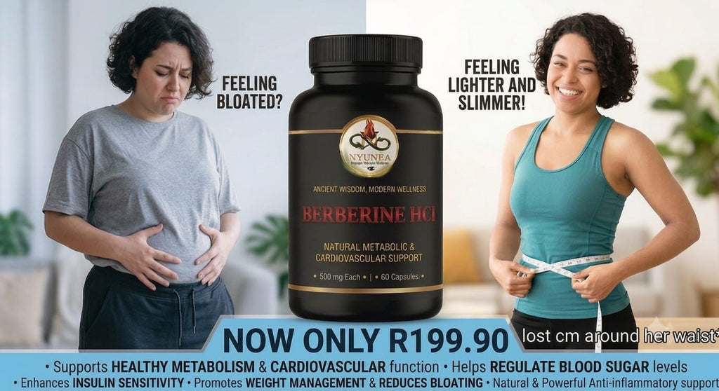 🌿 NYUNÈA®                                                 Berberine HCl (Std) -Natural Metabolic & Cardiovascular Support- (500mg / 60 Capsules)