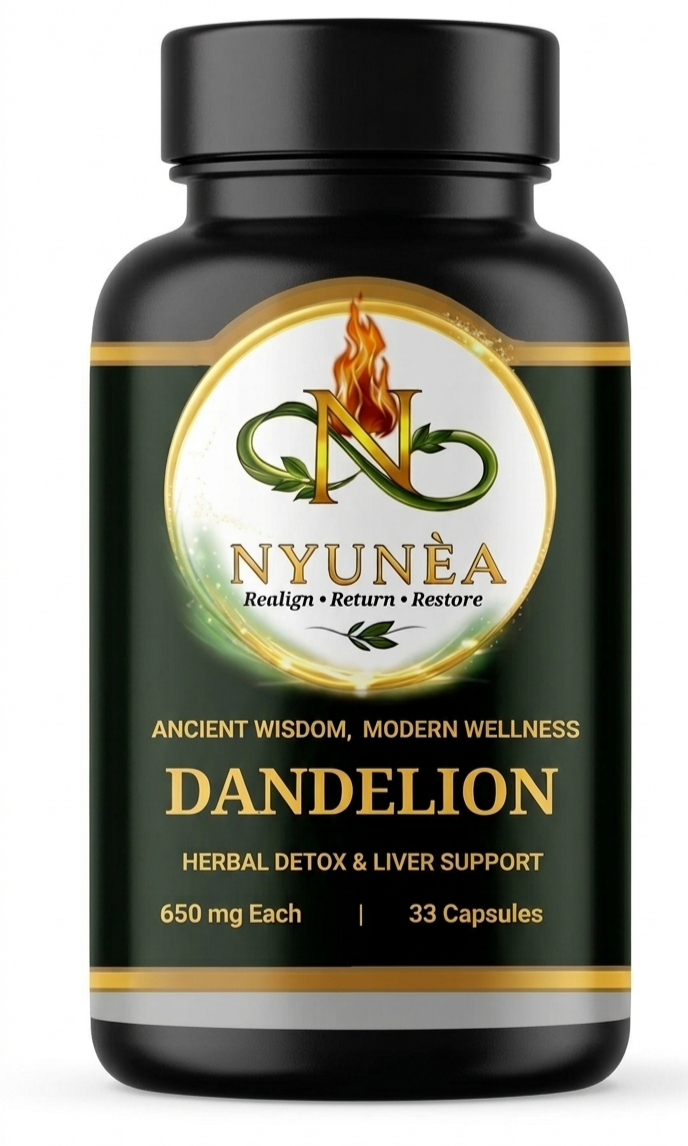 Dandelion 650mg | Herbal Detox & Liver Support (33 Capsules)