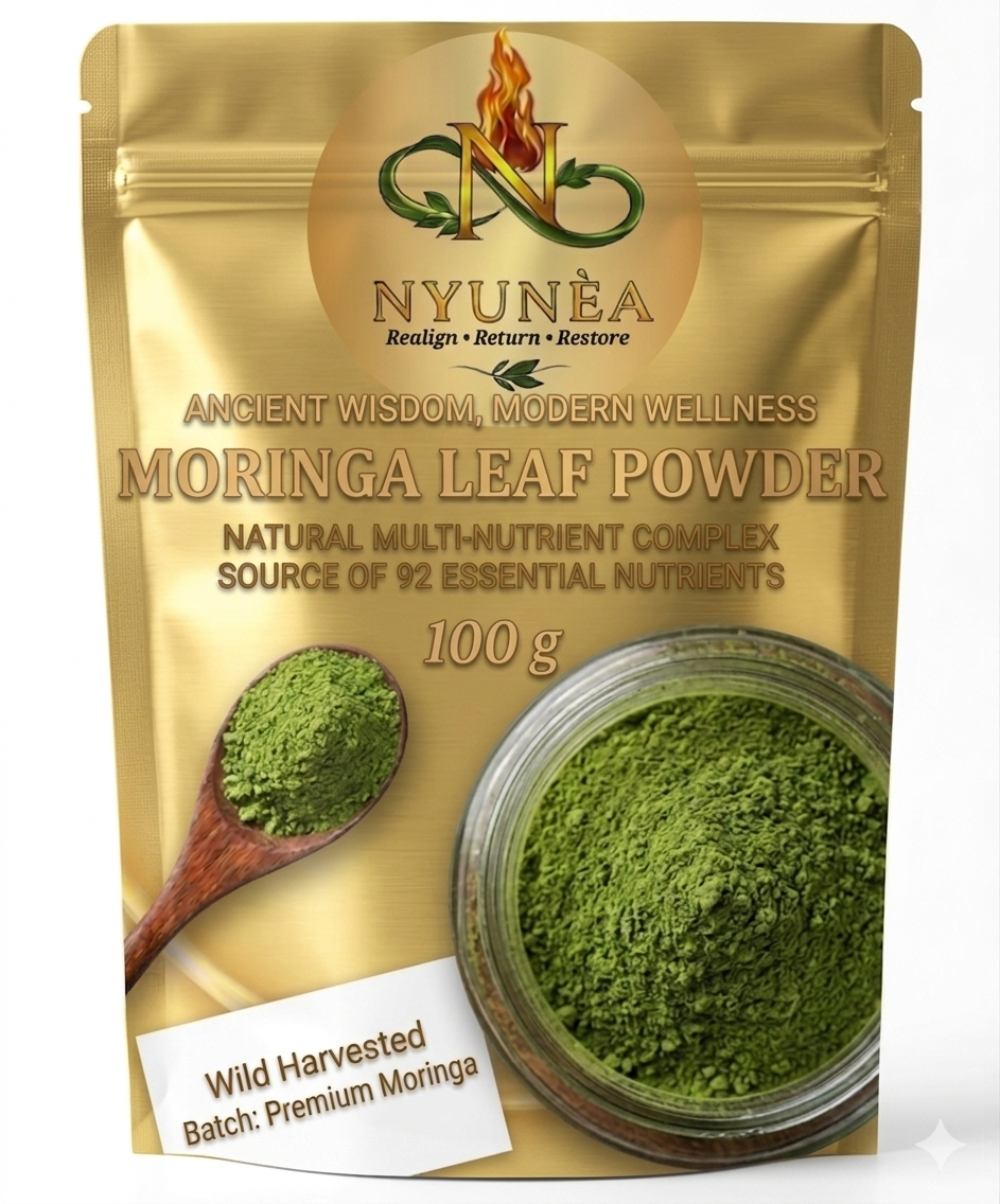 Nyuneà Organic Moringa Leaf Powder – Pure Nutritional Superfood