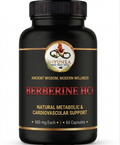 Berberine HCl 500mg | Natural Metabolic & Cardiovascular Support (60 Capsules)